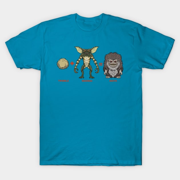 Tribble + Mogwai = Krite T-Shirt by tater7